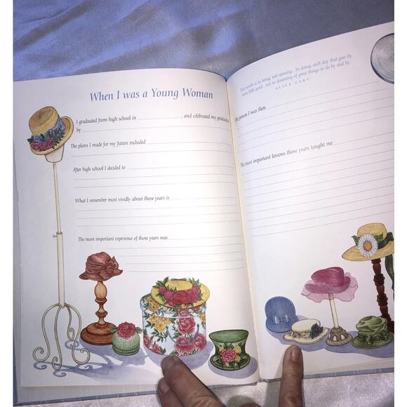 Grandmothers Gift A Memory Book for My Grandchild Family History Journal - Picture 14 of 16